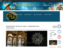 Tablet Screenshot of forumislam.com
